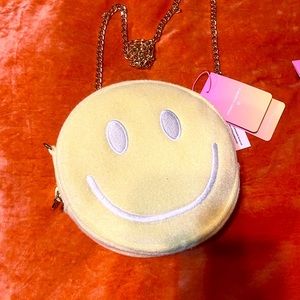 Stoney Clover Lane x Target terrycloth smiley face purse